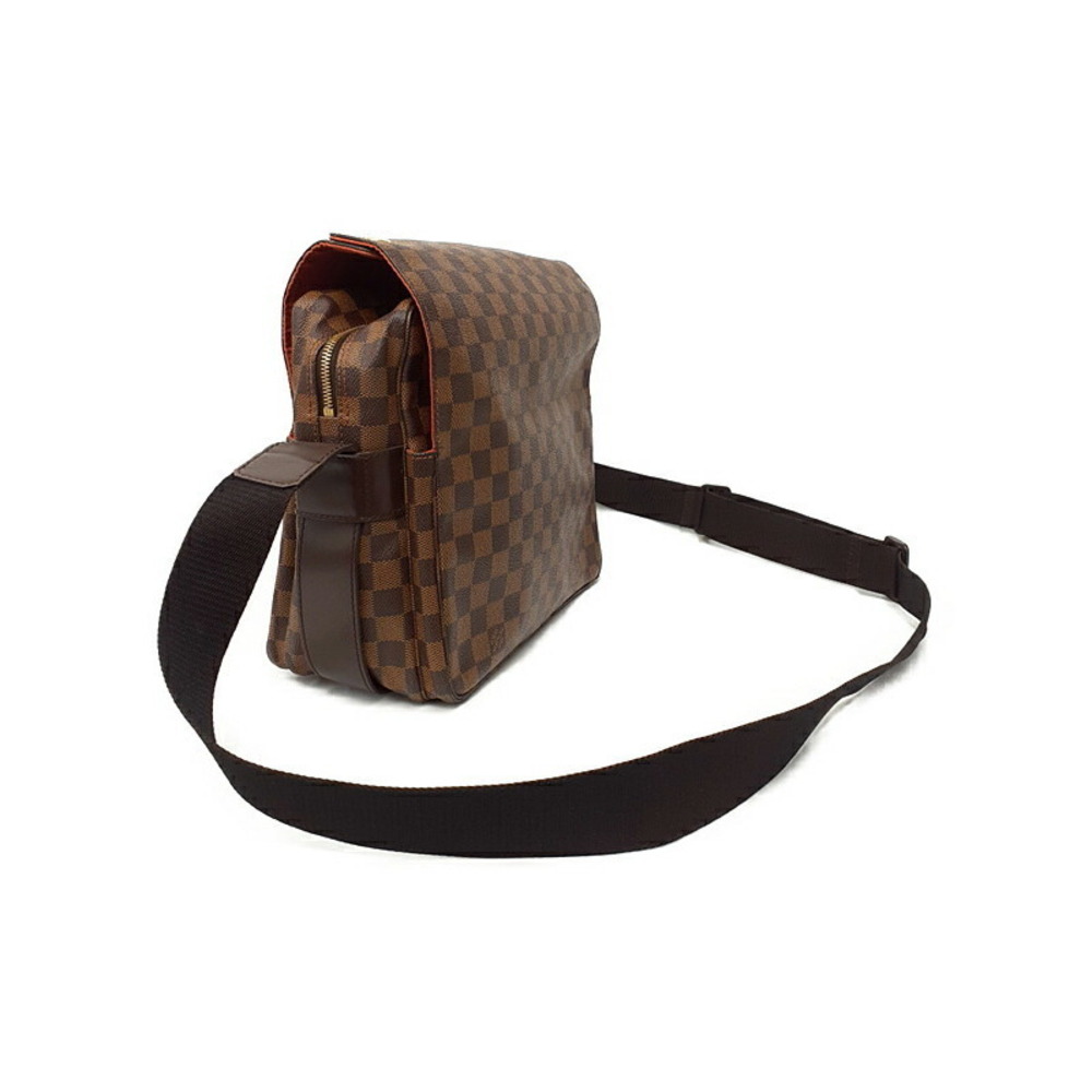 Louis Vuitton Bag Shoulder Ebene Damier Naviglio Brown